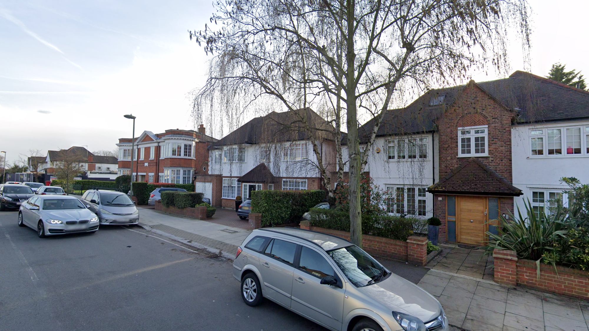 Princes Park Avenue streetscape with No. 103 on the right